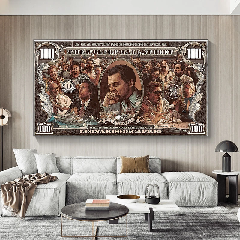100 Dollar Graffiti Street Posters Canvas Decorative Printed Wall Art Paintings Home Decor for Living Room Pictures Decorations
100 Dollar Graffiti Street Posters Canvas Decorative Printed Wall Art Paintings Home Decor for Living Room Pictures Decorations