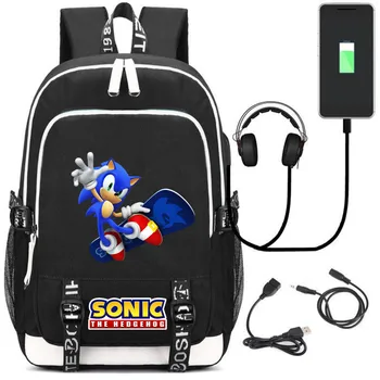 Hot Game Sonic The Hedgehog Backpack Bag USB Fashion Port /Headphone Rucksack Teenager Student School Shoulder Laptop Mochila
Hot Game Sonic The Hedgehog Backpack Bag USB Fashion Port /Headphone Rucksack Teenager Student School Shoulder Laptop Mochila
