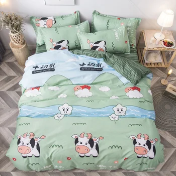 Modern style Cow print 3/4 / 5pcs Duvet Cover Bed Sheets And Pillowcases Bedding Set bed linen set No quilt
Modern style Cow print 3/4 / 5pcs Duvet Cover Bed Sheets And Pillowcases Bedding Set bed linen set No quilt