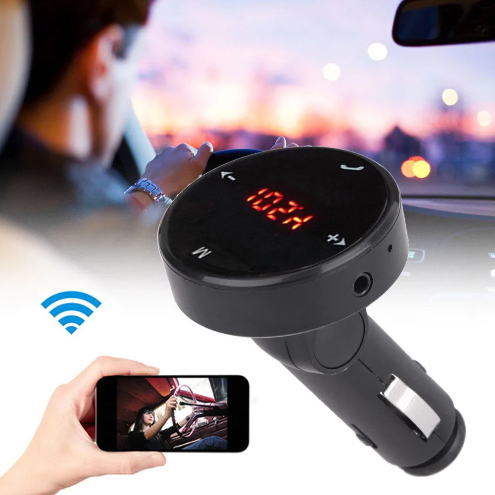 Wireless Car Bluetooth Kit MP3 Player USB Charger Lighter Radio Bluetooth FM Transmitter SD USB Charger Remote Control
Wireless Car Bluetooth Kit MP3 Player USB Charger Lighter Radio Bluetooth FM Transmitter SD USB Charger Remote Control