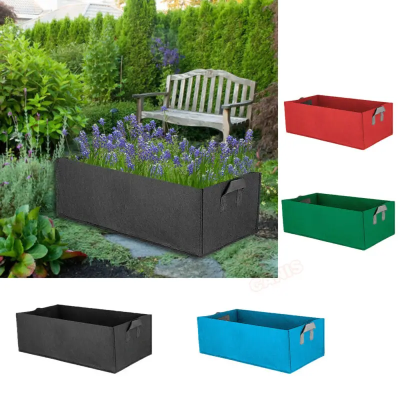 Grow Bag Bed Anti-Corrosion Outdoor Vegetable Planter Non-woven Fabric Seedling Gallon Tree Handle Rectangle Strawberry
Grow Bag Bed Anti-Corrosion Outdoor Vegetable Planter Non-woven Fabric Seedling Gallon Tree Handle Rectangle Strawberry