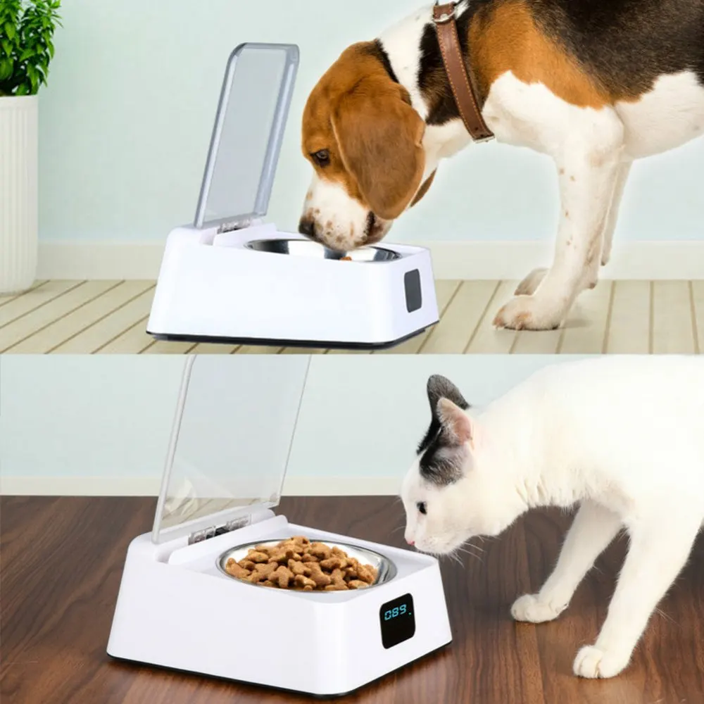 Smart Pets Feeder Automatic Intelligent Feeders Infrared Sensor Auto Open Bowl Anti-mouse Moisture-proof Dog Cat Food Dispenser
Smart Pets Feeder Automatic Intelligent Feeders Infrared Sensor Auto Open Bowl Anti-mouse Moisture-proof Dog Cat Food Dispenser