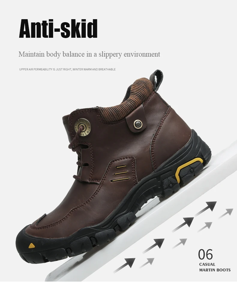 Genuine Leather Trekking Shoes for Men Wearable Hiking Climbing Boots Waterproof Sneakers Men Non Slip Hunting Combat Boot Man Genuine Leather Trekking Shoes for Men Wearable Hiking Climbing Boots Waterproof Sneakers Men Non Slip Hunting Combat Boot Man