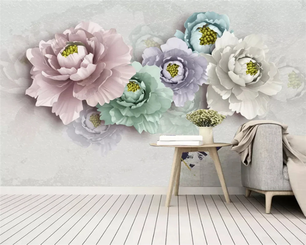 beibehang Customized modern papier peint wallpaper three-dimensional European jewelry flowers light luxury TV sofa background
beibehang Customized modern papier peint wallpaper three-dimensional European jewelry flowers light luxury TV sofa background