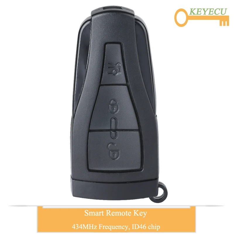 KEYECU Smart Remote Control Car Key for MG6, Replacement Fob 3 Buttons - 434MHz Frequency - ID46 Chip
KEYECU Smart Remote Control Car Key for MG6, Replacement Fob 3 Buttons - 434MHz Frequency - ID46 Chip