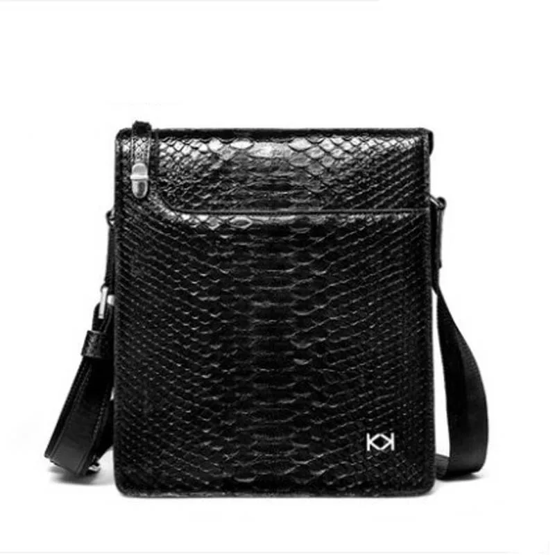 KADILER imported from Thailand Boa snake skin single shoulder bag genuine python leather snake skin bag men bag
KADILER imported from Thailand Boa snake skin single shoulder bag genuine python leather snake skin bag men bag