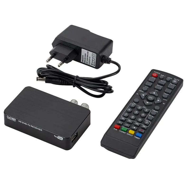 Новинка 2020 мини-модель с сильным сигналом HD Φ K2 ТВ-приставка DVB-T2 Full 1080 P цифровой