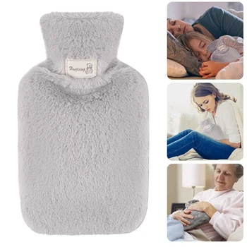 Water-filled PVC hot water bottle, imitation rabbit plush water injection large hand warmer, hot compress, belly warmer
Water-filled PVC hot water bottle, imitation rabbit plush water injection large hand warmer, hot compress, belly warmer