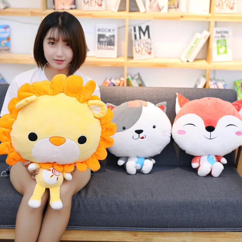 Lion Fox Cat Plush Toy Doll Winter Air-conditioned Room Car Mounted Two-in-One Multifunctional Pillow Blanket
Lion Fox Cat Plush Toy Doll Winter Air-conditioned Room Car Mounted Two-in-One Multifunctional Pillow Blanket