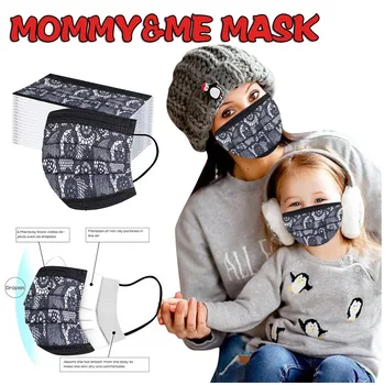 Family Adult Kids Mask Disposable Face Masks Industrial 3Ply Ear Loop Parent-child 3 layers of meltspray cloth print Mask
Family Adult Kids Mask Disposable Face Masks Industrial 3Ply Ear Loop Parent-child 3 layers of meltspray cloth print Mask