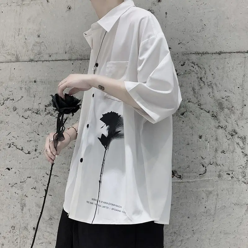 2020 Summer Men's Loose Hawaiian Printing Shirt Short Sleeve Shirt Camisa Masculina French Cuff Mens Fashion Shirts M-5XL
2020 Summer Men's Loose Hawaiian Printing Shirt Short Sleeve Shirt Camisa Masculina French Cuff Mens Fashion Shirts M-5XL