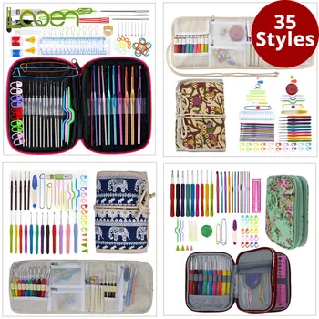 Crochet Hooks Set With Case 35 Styles Knitting Needles Set DIY Needle Arts Craft Scissors Stitch Markers Sewing Tools
Crochet Hooks Set With Case 35 Styles Knitting Needles Set DIY Needle Arts Craft Scissors Stitch Markers Sewing Tools