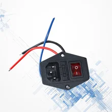 10A 250V Power Switch Power Outlet with Red Triple Rocker Switch Fused Module Plug for 3D Printer Parts
10A 250V Power Switch Power Outlet with Red Triple Rocker Switch Fused Module Plug for 3D Printer Parts