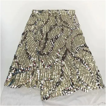 2019 African Net Lace Fabric, High Quality Elegant White Sequins Nigerian Wedding Lace Fabrics 5Yards Sequins French Tulle lace
2019 African Net Lace Fabric, High Quality Elegant White Sequins Nigerian Wedding Lace Fabrics 5Yards Sequins French Tulle lace