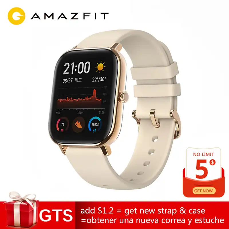 amazfit smartwatch for android and ios devices black