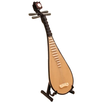 Miniature Pipa Model Replica with Stand and Case Mini Lute Mini Musical Instrument Ornaments Chinese Traditional Gifts
Miniature Pipa Model Replica with Stand and Case Mini Lute Mini Musical Instrument Ornaments Chinese Traditional Gifts