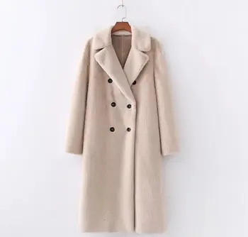 HCBLESS Spring 2020 Women's Temperament Loose Long Double Breasted Rabbit Woolen Coat Women's Woolen Coat
HCBLESS Spring 2020 Women's Temperament Loose Long Double Breasted Rabbit Woolen Coat Women's Woolen Coat