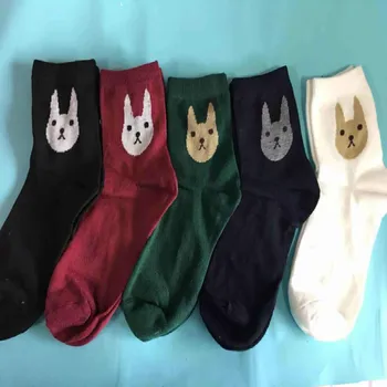 Cute Bunny Purecolor Comfortable Cotton Casual Sock Spring Summer Autumn Ladies Socks 5pair/lot
Cute Bunny Purecolor Comfortable Cotton Casual Sock Spring Summer Autumn Ladies Socks 5pair/lot