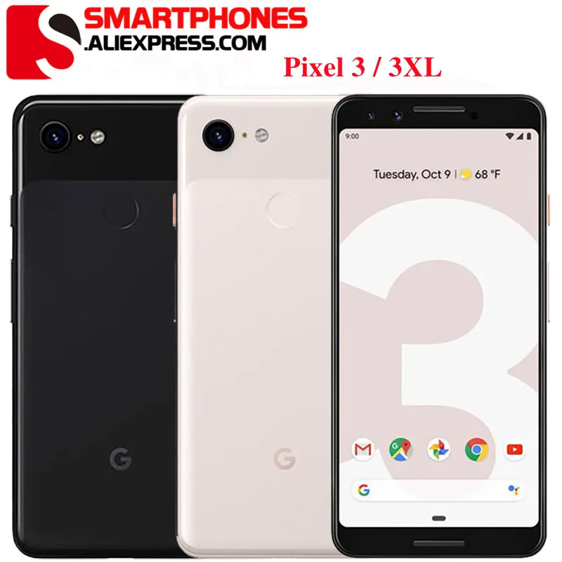 Google Pixel 3 3XL Оригинальный разблокированный GSM 4G Android мобильный телефон 12 2 МП и две