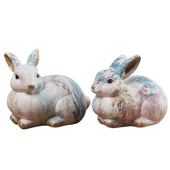 Nordic Style Colored Drawing Rabbit Sculpture Creative Living Room TV Cabinet Leaves Pattern Animal Craftwork Decoration X3371
Nordic Style Colored Drawing Rabbit Sculpture Creative Living Room TV Cabinet Leaves Pattern Animal Craftwork Decoration X3371