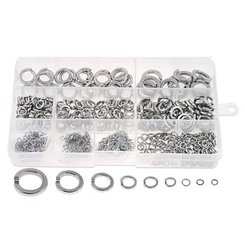 New Spring Lock Washer,304 Stainless Steel Spring Lock Washer Assortment Set(760Pcs,9 Sizes) 
New Spring Lock Washer,304 Stainless Steel Spring Lock Washer Assortment Set(760Pcs,9 Sizes)