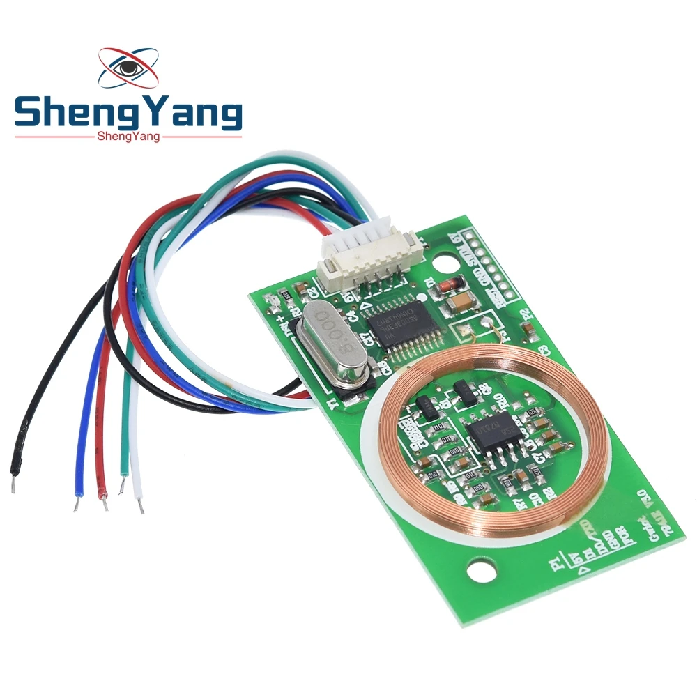 RFID UART Reader Wireless Module 3Pin 125KHz Card Reading EM4100 8CM DC 5V for IC Card PCB Attenna Sensor Kits for Arduino
RFID UART Reader Wireless Module 3Pin 125KHz Card Reading EM4100 8CM DC 5V for IC Card PCB Attenna Sensor Kits for Arduino