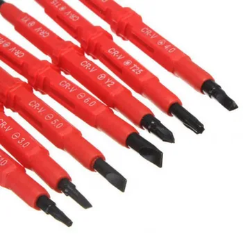 8Pcs/Set Multi-purpose Electrician\\'s Insulated Electrical Hand Screwdriver Multi-Bit Tools Opening Repair Precision Tool Set
8Pcs/Set Multi-purpose Electrician\\'s Insulated Electrical Hand Screwdriver Multi-Bit Tools Opening Repair Precision Tool Set