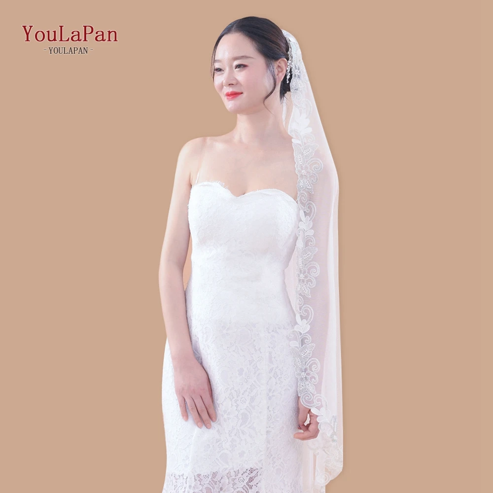 YouLaPan V60 Luxury Wedding Veil Pearl Bead Lace Embroidery Edge Wedding Veil Short Wedding Veils for Brides
YouLaPan V60 Luxury Wedding Veil Pearl Bead Lace Embroidery Edge Wedding Veil Short Wedding Veils for Brides