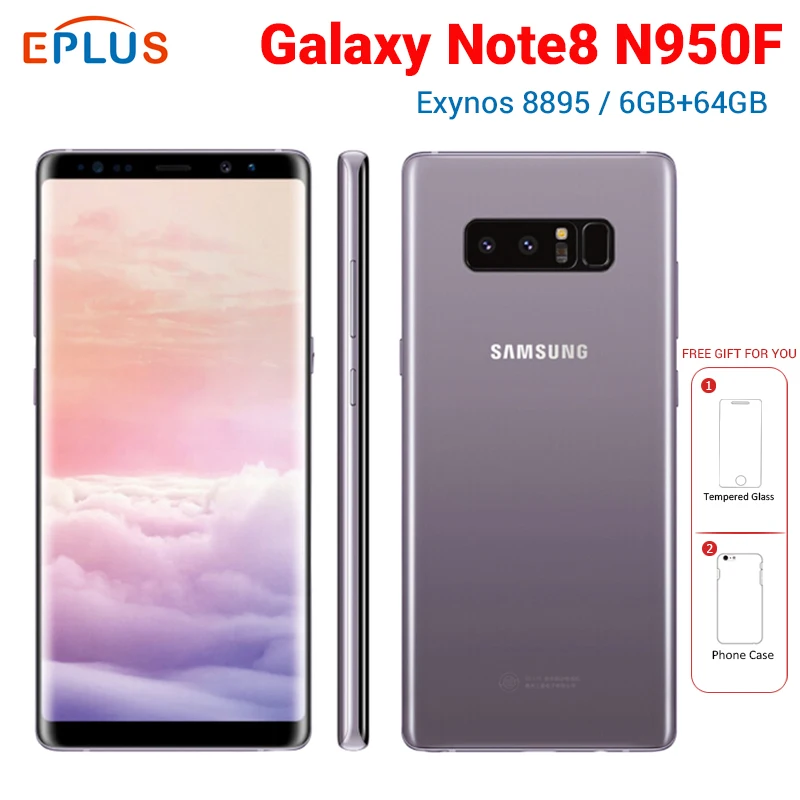 6.3 inch Samsung Galaxy Note8 Note 8 N950F Global Mobile Phone Exynos 8895 Octa core 6GB RAM 64GB ROM NFC 4G Android SmartPhone
6.3 inch Samsung Galaxy Note8 Note 8 N950F Global Mobile Phone Exynos 8895 Octa core 6GB RAM 64GB ROM NFC 4G Android SmartPhone