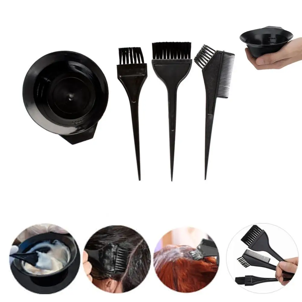 4pcs/set Professional Hair Color Dye Bowl Comb Brushes Tool Kit Set Tint Coloring Accessories High Quality Headed Brushes
4pcs/set Professional Hair Color Dye Bowl Comb Brushes Tool Kit Set Tint Coloring Accessories High Quality Headed Brushes
