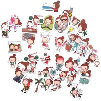 43Pcs Hand Account Mini Cartoon Cute Ball Head Girl Sticker Laptop Guitar Notebook Phone Waterproof Car Decoration Stickers
43Pcs Hand Account Mini Cartoon Cute Ball Head Girl Sticker Laptop Guitar Notebook Phone Waterproof Car Decoration Stickers
