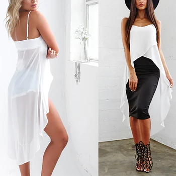 Summer Sleeveless Dress Women Sexy Casual Sling Strap Dresses Chiffon Cami New Fashion Thin Long White Dress Women Clothing
Summer Sleeveless Dress Women Sexy Casual Sling Strap Dresses Chiffon Cami New Fashion Thin Long White Dress Women Clothing