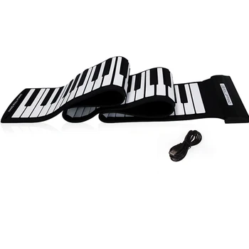USB 88 Keys MIDI Roll up Electronic Piano Keyboard Silicone Flexible Professional
USB 88 Keys MIDI Roll up Electronic Piano Keyboard Silicone Flexible Professional