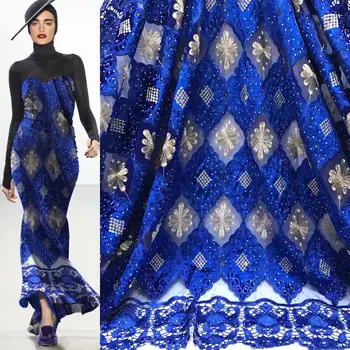 Gold 2019 Nigeria Latest Design Velvet Lace Fabric 5 Yards/pcs High Quality African Lace fabric With Rhinestone For Party Dress
Gold 2019 Nigeria Latest Design Velvet Lace Fabric 5 Yards/pcs High Quality African Lace fabric With Rhinestone For Party Dress