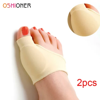 OSHIONER 2Pcs Thumb Valgus Protector Silicone Gel foot fingers Toe Separator Bunion Adjuster Hallux Feet Massager Toe correction 
OSHIONER 2Pcs Thumb Valgus Protector Silicone Gel foot fingers Toe Separator Bunion Adjuster Hallux Feet Massager Toe correction