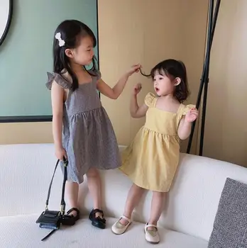 2020 New Style Girls Plaid Dress Fashion Cotton Summer Girls Dresses 1-6t PY493 
2020 New Style Girls Plaid Dress Fashion Cotton Summer Girls Dresses 1-6t PY493
