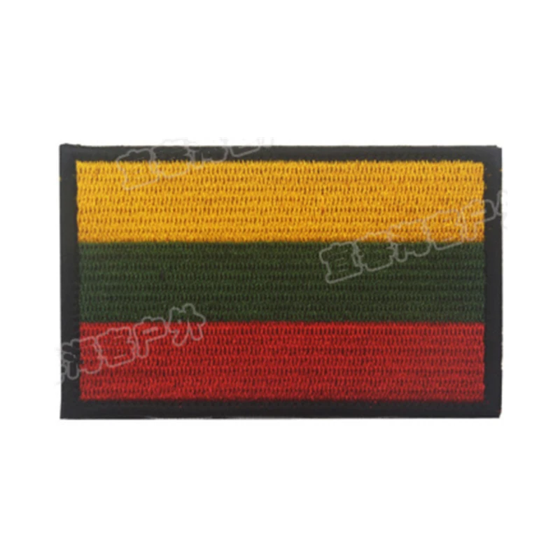 Lithuania Lithuanian National Flag Embroidery Patch Embroidered Patches Military Tactical Armband Shoulder Mark Fabric Sticker
Lithuania Lithuanian National Flag Embroidery Patch Embroidered Patches Military Tactical Armband Shoulder Mark Fabric Sticker