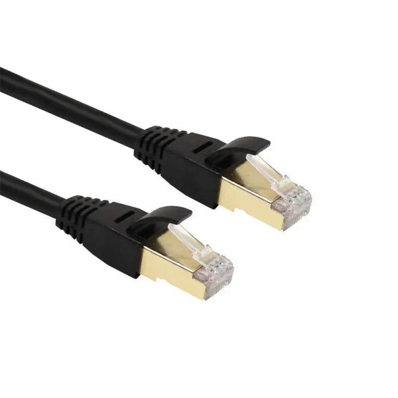 CAT7 Jumper Cord Flat Ethernet RJ45 10Gbps Ultra-Thin LAN Shielding Network Patch Cable Lead
CAT7 Jumper Cord Flat Ethernet RJ45 10Gbps Ultra-Thin LAN Shielding Network Patch Cable Lead