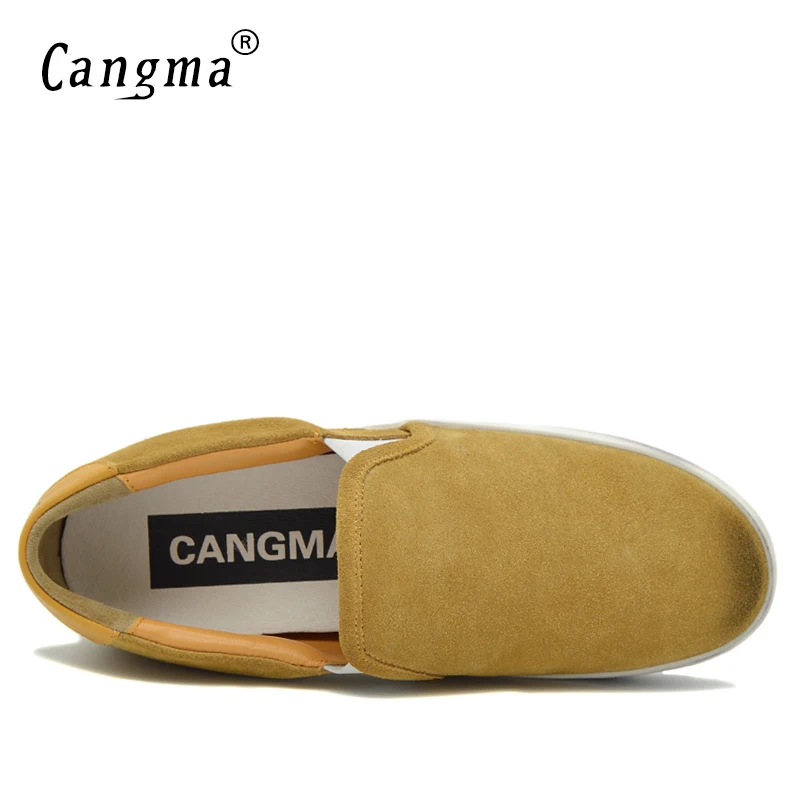 CANGMA Famous Brand Man Designer Sneakers Men Casual Shoes Cow Suede Footwear Yellow Loafers Shoe Male Sneaker
CANGMA Famous Brand Man Designer Sneakers Men Casual Shoes Cow Suede Footwear Yellow Loafers Shoe Male Sneaker