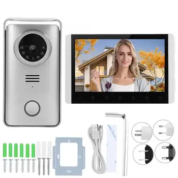 7in TFT LCD 2.4G Wireless Visual Doorbell Night Vision Video Door Phone Intercom Door Security System 100-240V High Quality
7in TFT LCD 2.4G Wireless Visual Doorbell Night Vision Video Door Phone Intercom Door Security System 100-240V High Quality