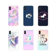 สำหรับ Huawei G7 G8 P7 P8 P9 P10 P20 P30 Lite Mini Pro P Smart Plus 2017 2018 2019 Hippo rainbow Unicorn ม้าซิลิโคนกรณี(China)