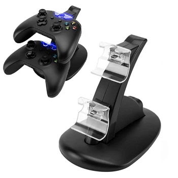 Charging Stand For Xbox One Stand Controller USB LED Charging Adapter Stand for Gamepad Dock Station Dual Adapter Full Charger 
Charging Stand For Xbox One Stand Controller USB LED Charging Adapter Stand for Gamepad Dock Station Dual Adapter Full Charger