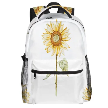 Sunflower Watercolor White Backpack College Students Wear Resistance Laptop Backpack Book Bag Casual Sports Bags School Bag
Sunflower Watercolor White Backpack College Students Wear Resistance Laptop Backpack Book Bag Casual Sports Bags School Bag