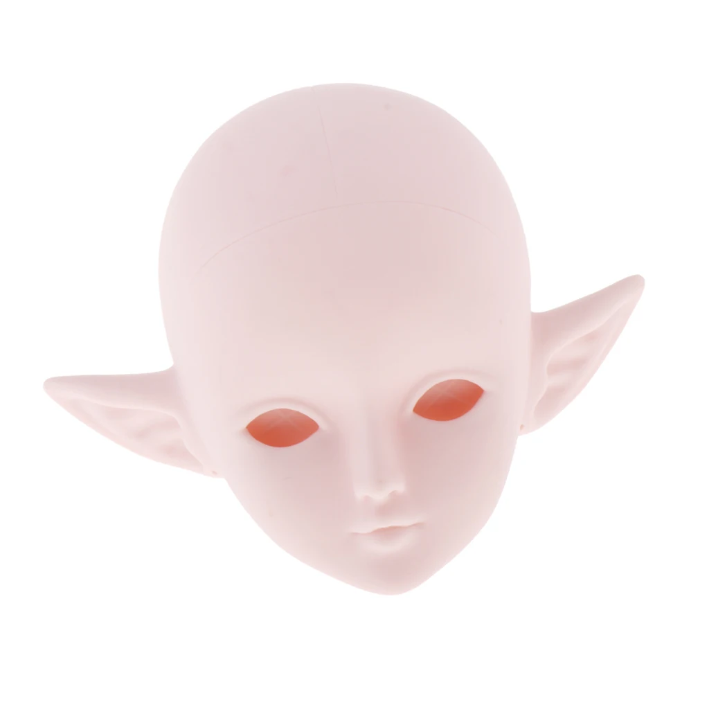 Doll Head Face Mold 1/3 BJD Body Parts Cosplay Makeup Head Cover Can be Unscrewed, Can Change Eyes Facial Makeup, 12x10x8cm Doll Head Face Mold 1/3 BJD Body Parts Cosplay Makeup Head Cover Can be Unscrewed, Can Change Eyes Facial Makeup, 12x10x8cm
