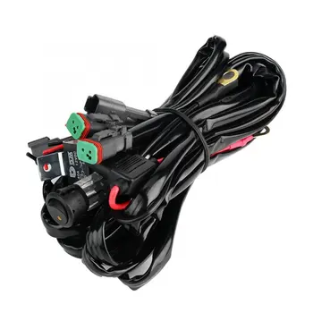 Work Light Fog Light High Power Spotlight One For Two Led Switch Waterproof Wiring Harness With Male Plug Kit
Work Light Fog Light High Power Spotlight One For Two Led Switch Waterproof Wiring Harness With Male Plug Kit