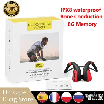 IPX8 Swimming Music Player Waterproof 2 in 1 Headset 8G MP3 Memory + Bluetooth Wireless Phone Headphones Bone Conduction Version
IPX8 Swimming Music Player Waterproof 2 in 1 Headset 8G MP3 Memory + Bluetooth Wireless Phone Headphones Bone Conduction Version