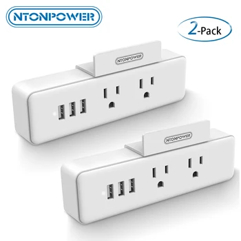NTONPOWER Power Strip 2 Outlets With 3 USB Ports and Phone Stand Charging Wall Mounted US Plug for Travel/Home/Washroom/Kitchen
NTONPOWER Power Strip 2 Outlets With 3 USB Ports and Phone Stand Charging Wall Mounted US Plug for Travel/Home/Washroom/Kitchen