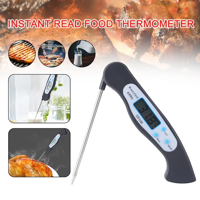 Generic Foldable Food Thermometer Probe Digital High Quality