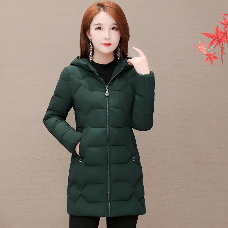 Mid-length Simple Fashion Cotton Overcoat 2019 Winter New Style Korean-style Long Sleeve Hooded Commuting Versatile Cotton Coat
Mid-length Simple Fashion Cotton Overcoat 2019 Winter New Style Korean-style Long Sleeve Hooded Commuting Versatile Cotton Coat