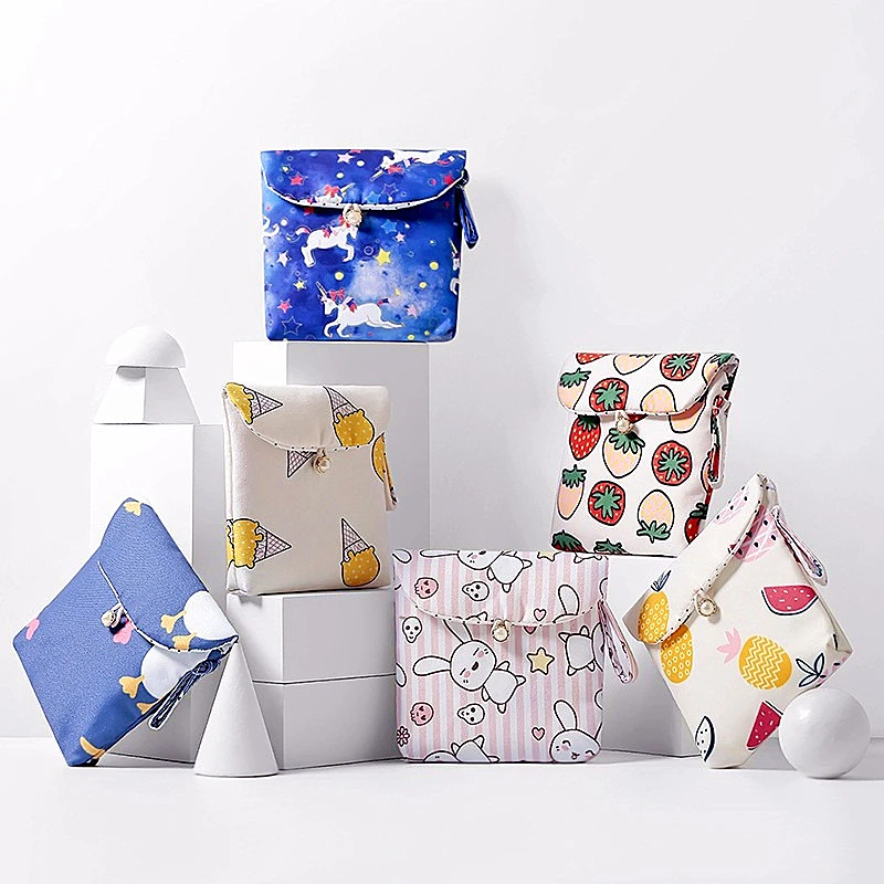 1 pcs Cute Cartoon Cotton Fabric Napkin Storage Bag Portable Large Capacity Sanitary Pad Storage Organizer Pouch Holder
1 pcs Cute Cartoon Cotton Fabric Napkin Storage Bag Portable Large Capacity Sanitary Pad Storage Organizer Pouch Holder